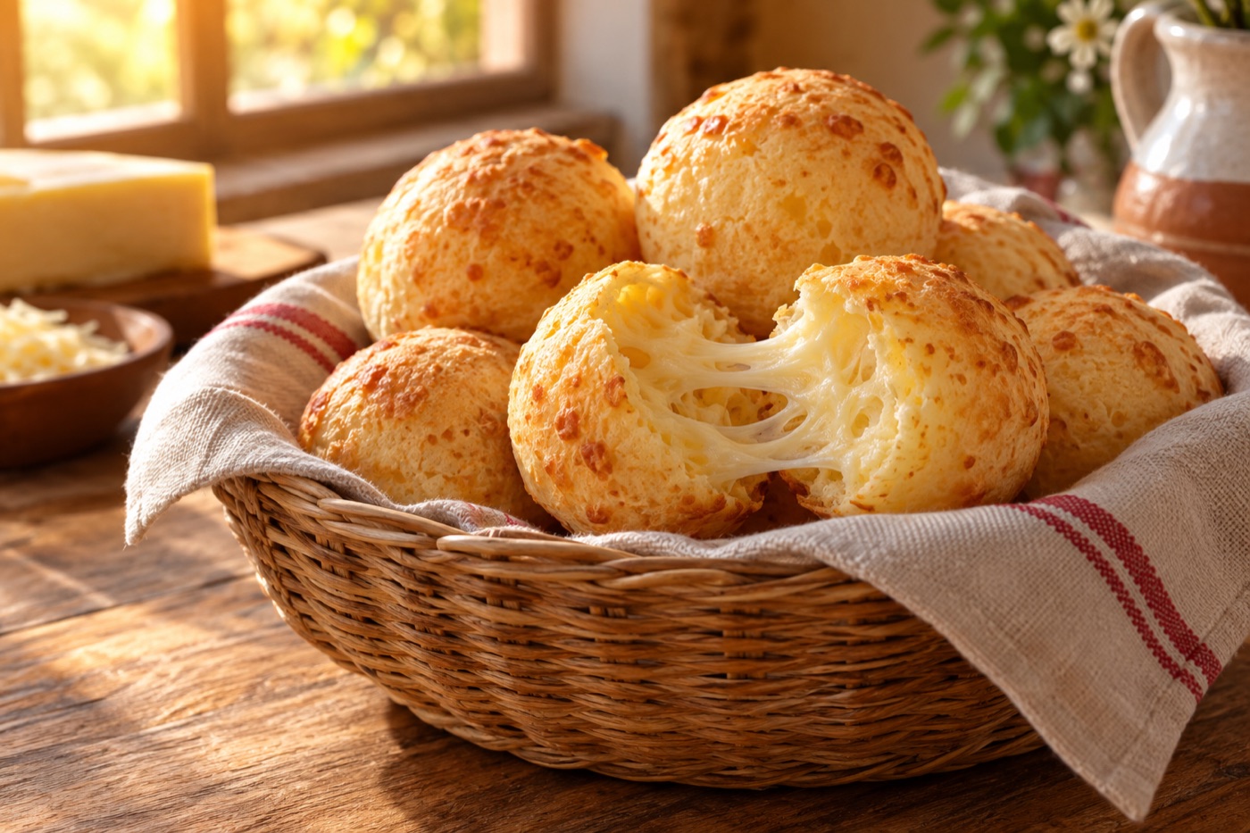 Pão de queijo, referência visual apresentada no guia